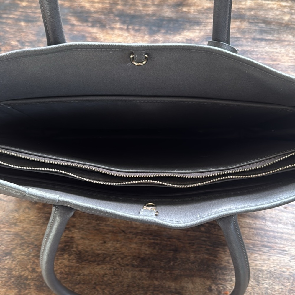 Platinum Gray Tote / laptop bag - Picture 5 of 13